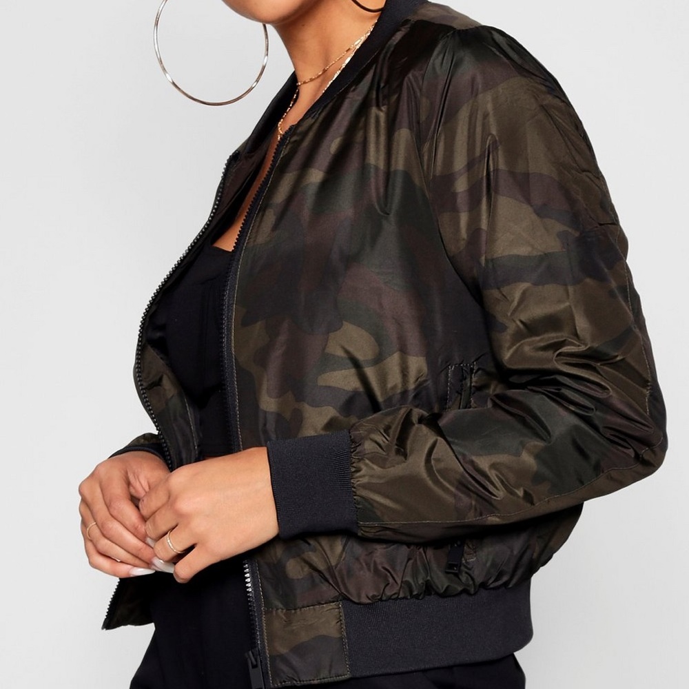 Camo Bomber Jacket